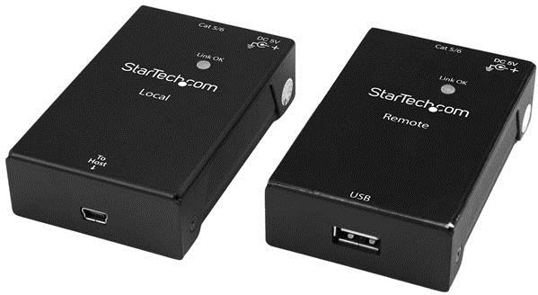 StarTech.com 1 Port USB2.0 over Cat5 oder Cat6 Extender Kit (USB2001EXTV)