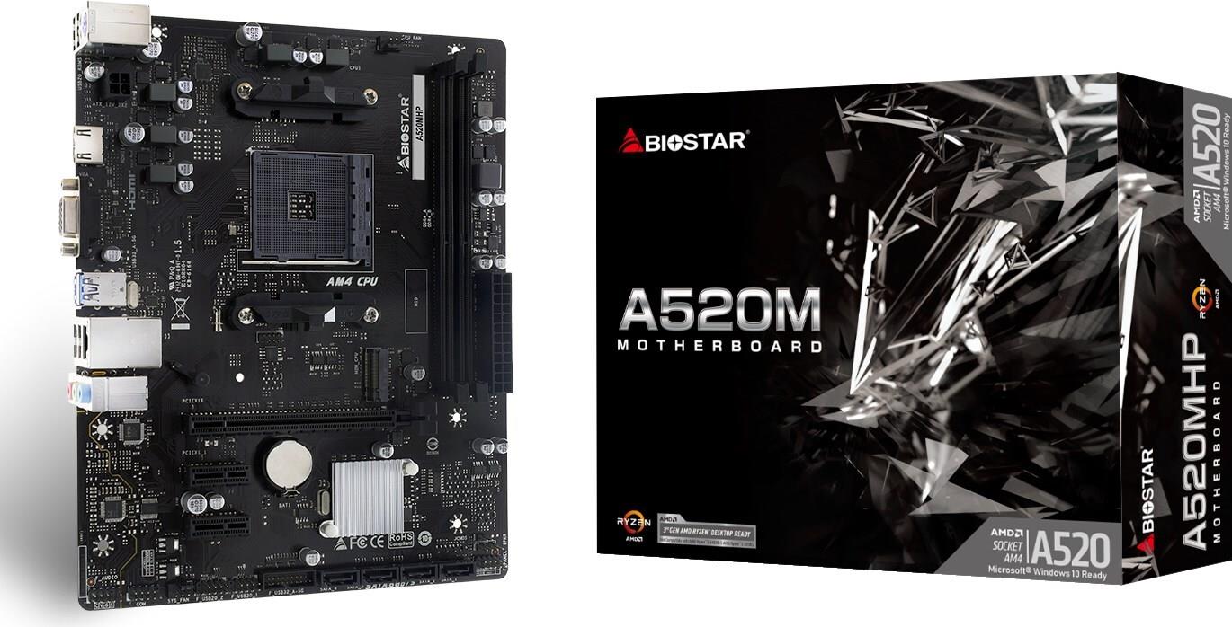 Biostar A520MHP (A520,AM4,mATX,DDR4) (A520MHP)