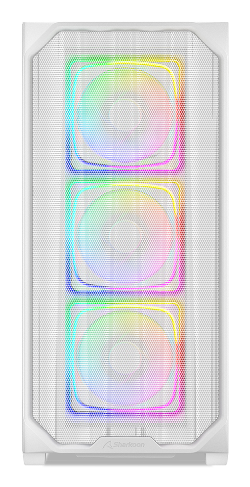 Sharkoon AK5M RGB ATX Midi Tower Tempered Glass Weiß