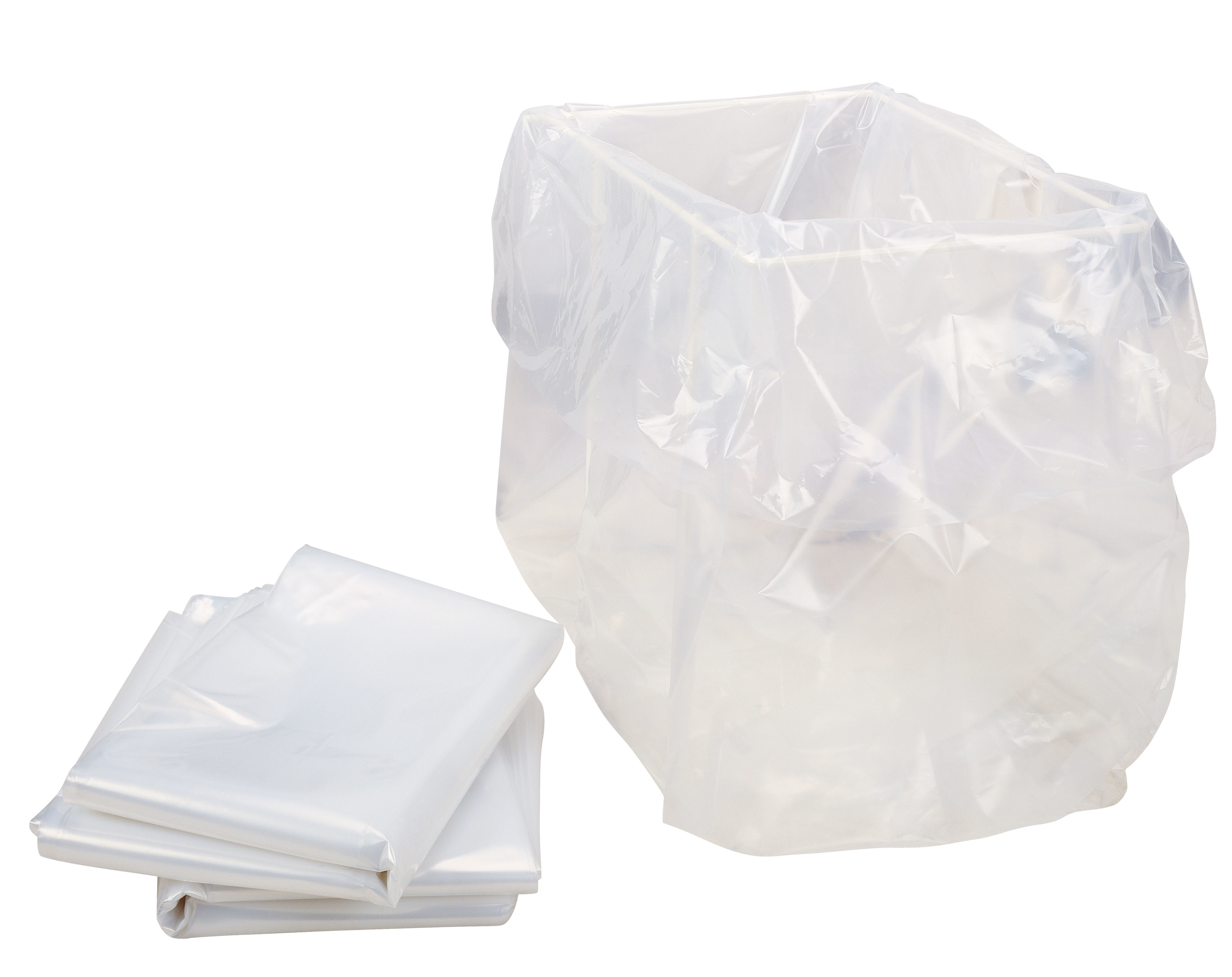 HSM Plastikbeutel für Aktenvernichter Modell 108.2 100 Stück Transparent