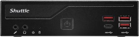 Shuttle DB860 Slim Barebone Intel Core Ultra 200 SO-DDR5 bis 96 GB schwarz