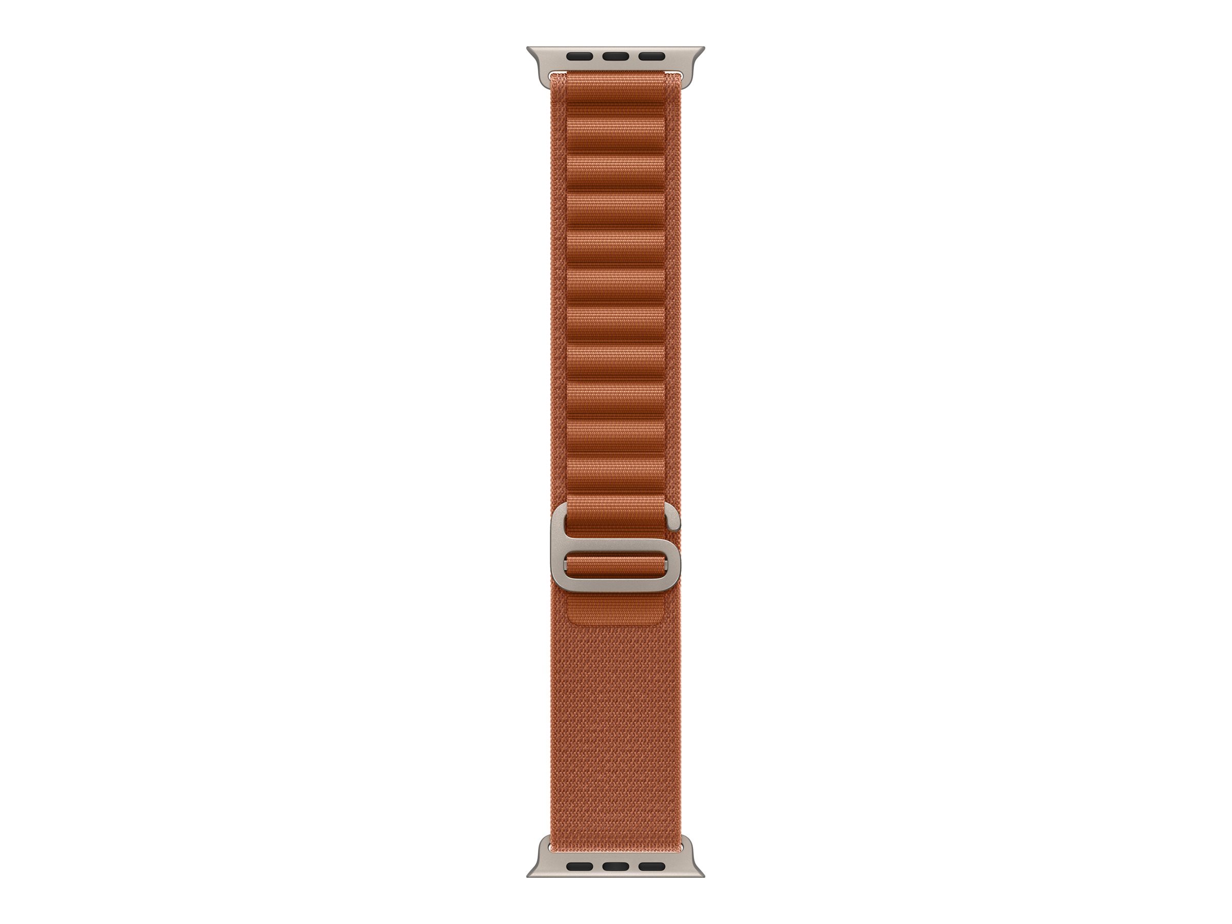 Apple Alpine Loop Uhrenarmband 49 mm Medium Natural Titanium Terra Cotta