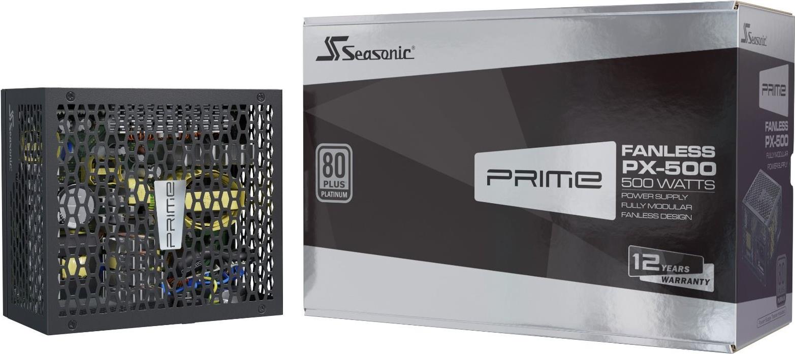 Seasonic PRIME Fanless PX 500 500 W Netzteil Schwarz