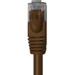 Wentronic Goobay CAT 6 Flach-Patchkabel, U/UTP, Dunkelbraun, 2 m - Kupfermaterial (95894)