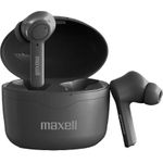 Maxell Bass 13 Sync Up Wireless Bluetooth In-Ear-Kopfhörer mit Ladegerät Fall schwarz (MAXELL HOME STUDIO)