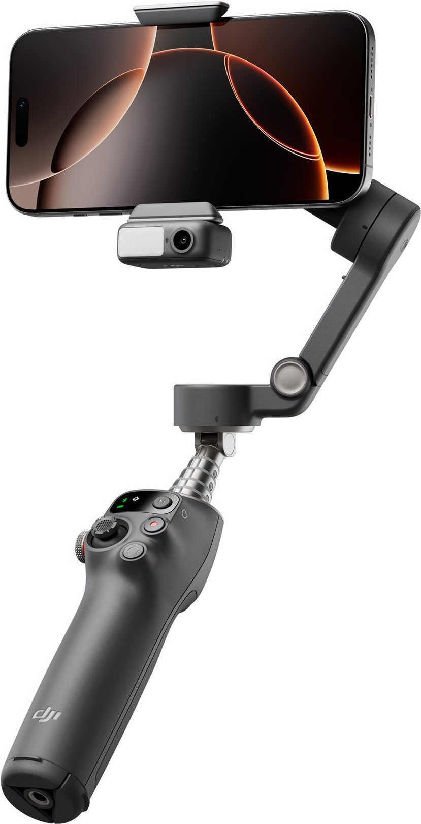 DJI Osmo Mobile 7 Pro Smartphone-Gimbal – 3-Achsen-Stabilisierung, ActiveTrack 7.0, Teleskopstange, Bluetooth 5.3, Dunkelgrau