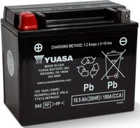 Yuasa Battery YTX12 Motorradbatterie - 10.500 mAh (YTX12)