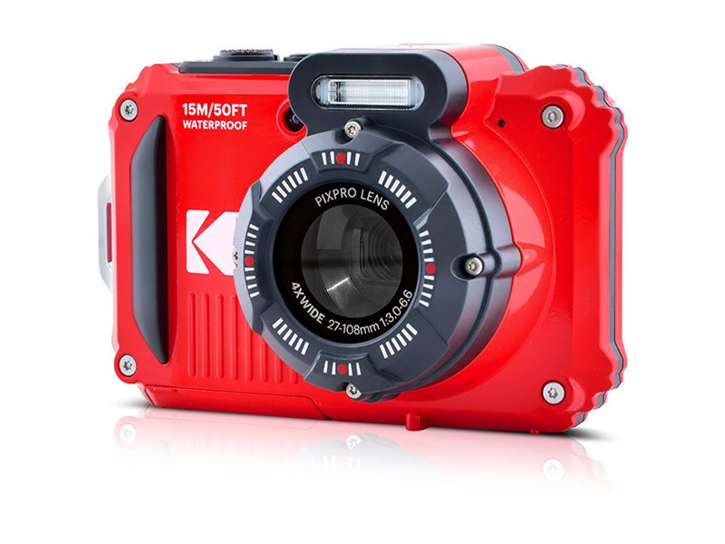 Kodak PixPro WPZ2 Unterwasser-Digitalkamera 16,76 MP 4x Zoom 2.7" Rot