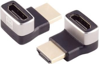 MicroConnect HDMI 8k 90° angeled up F-M 8k 60Hz 4K 120Hz (HDM19F19MA2-8KU)