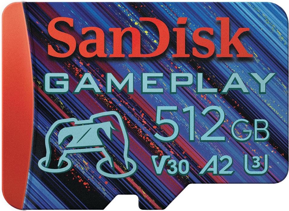 SanDisk GamePlay Flash-Speicherkarte (SDSQXAV-512G-GN6XN)