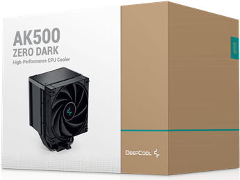 DeepCool AK500 ZERO DARK Prozessor-Luftkühler 12 cm Schwarz