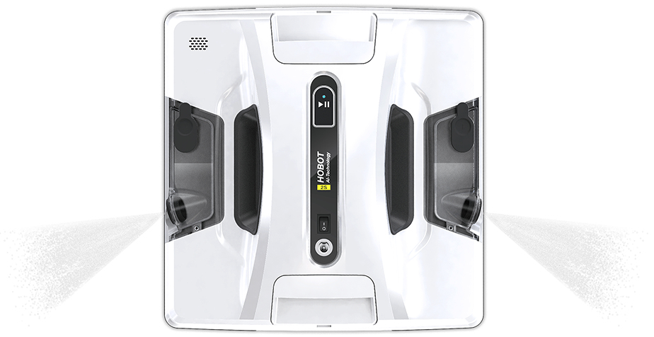 HOBOT 2S Fensterputzroboter Schwarz