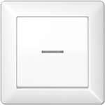 JUNG Abdeckung für Taster AS590KO5WW AS 500/A plus alpinweiss AS590KO5WW (AS590KO5WW)