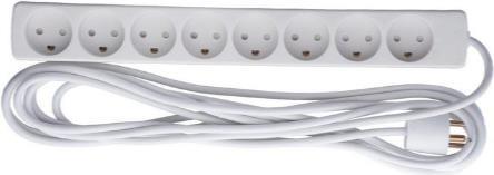 Microconnect GRU00850WDK Verlängerungskabel 5 m 8 AC-Ausgänge Indoor Weiß (GRU00850WDK)