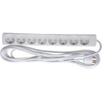 Microconnect GRU00850WDK Verlängerungskabel 5 m 8 AC-Ausgänge Indoor Weiß (GRU00850WDK)