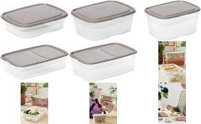 smartstore Frischhaltebox, 0,8 Liter, grau / transparent zu 80% aus biobasiertem Kunststoff, auslaufsicher, - 1 Stück (796770)