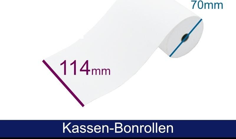 ARTDEV Kassenrolle - Normalpapier HF 114 70 12 (B/D/K), ca. 48m (ADN1147012)