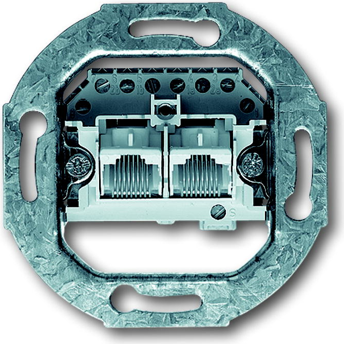 Busch-Jaeger 0214. Breite: 70 mm, Tiefe: 32 mm, Höhe: 70 mm (2CKA000230A0235)
