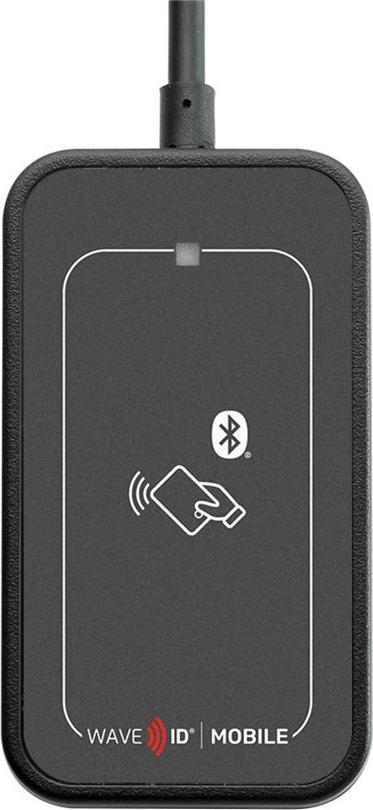 RF IDEAS WAVE ID Mobile Mini Keystroke HID Mobile Access Black USB Reader (RDR-30031EKU-MXS)