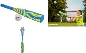 SCHILDKRÖT Neopren Baseball-Set, 2-teilig weicher Baseballschläger (Länge: 620 mm), Gewicht: 200 g, - 1 Stück (970159)