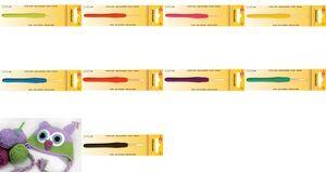 KLEIBER Häkelnadel, Größe 6, Kunststoffgriff, schwarz Metall-Häkelnadel mit breitem Kunststoffgriff für besonders - 1 Stück (69985)