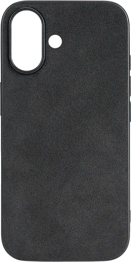 Cyoo Alcantara HÃƒÂ¼lle iPhone 16 Plus Schwarz (CY123616)