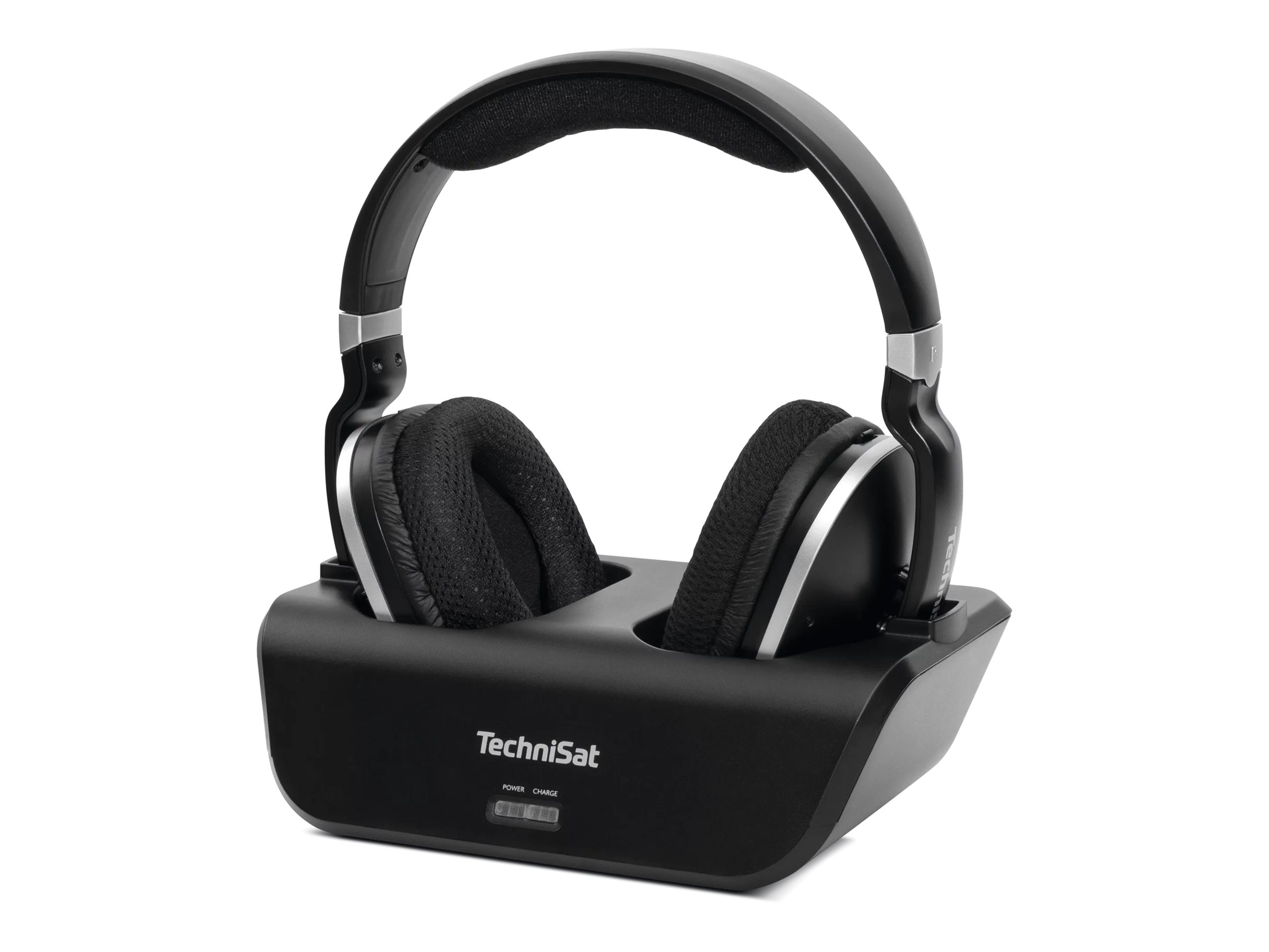 Technisat StereoMan 2 Over-Ear Funk-Kopfhörer Kabellos 2,4 GHz Schwarz, Silber