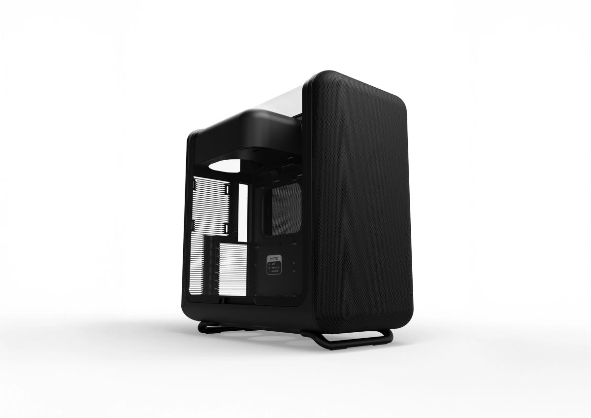 HYTE X50 Midi Tower Gehäuse E-ATX Gehärtetes Glas Pitch Black