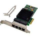 InLine Quad Gigabit Netzwerkkarte 4x RJ45 1 Gb/s PCIe x4 (51127E)