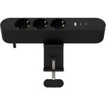 MicroConnect Multi Desktop Power Socket 3 Ways Schuko 1 x USB-A 2 - Steckdosenleiste (MC-MDPS-EU3-30W)