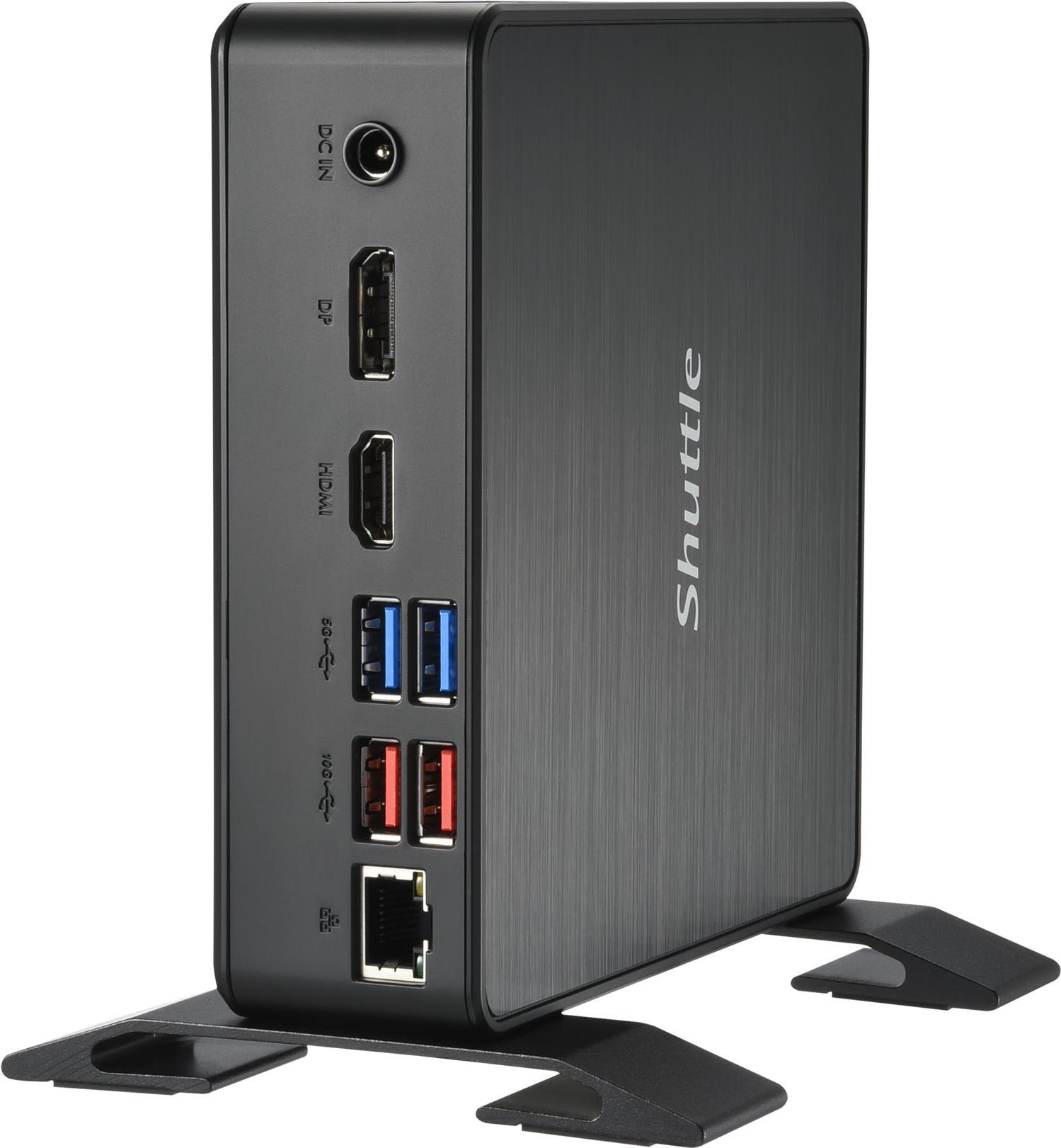 Shuttle XPC nano NC40U5 Barebone Mini-PC Intel Core i5-1235U DDR4 Schwarz