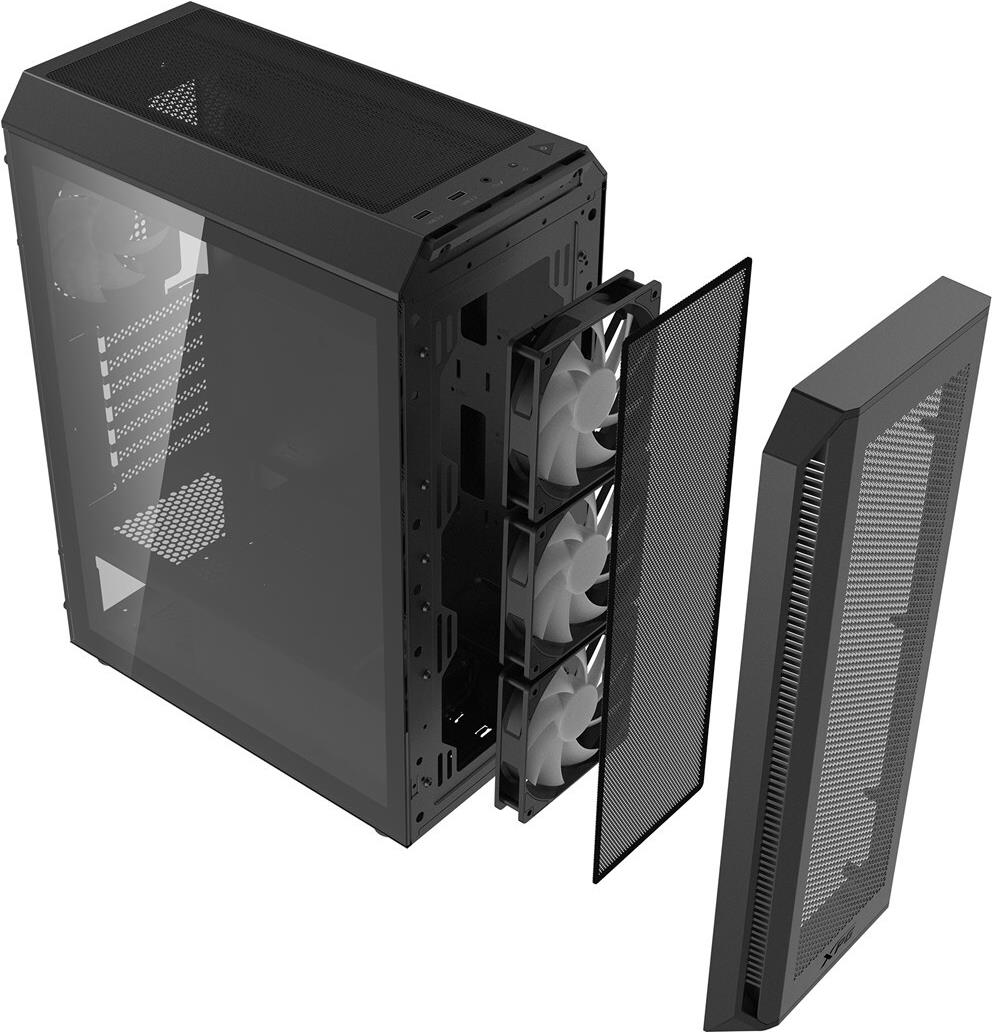 XPG VALOR AIR PLUS MID-TOWER-GEHÄUSE Schwarz (75261537)