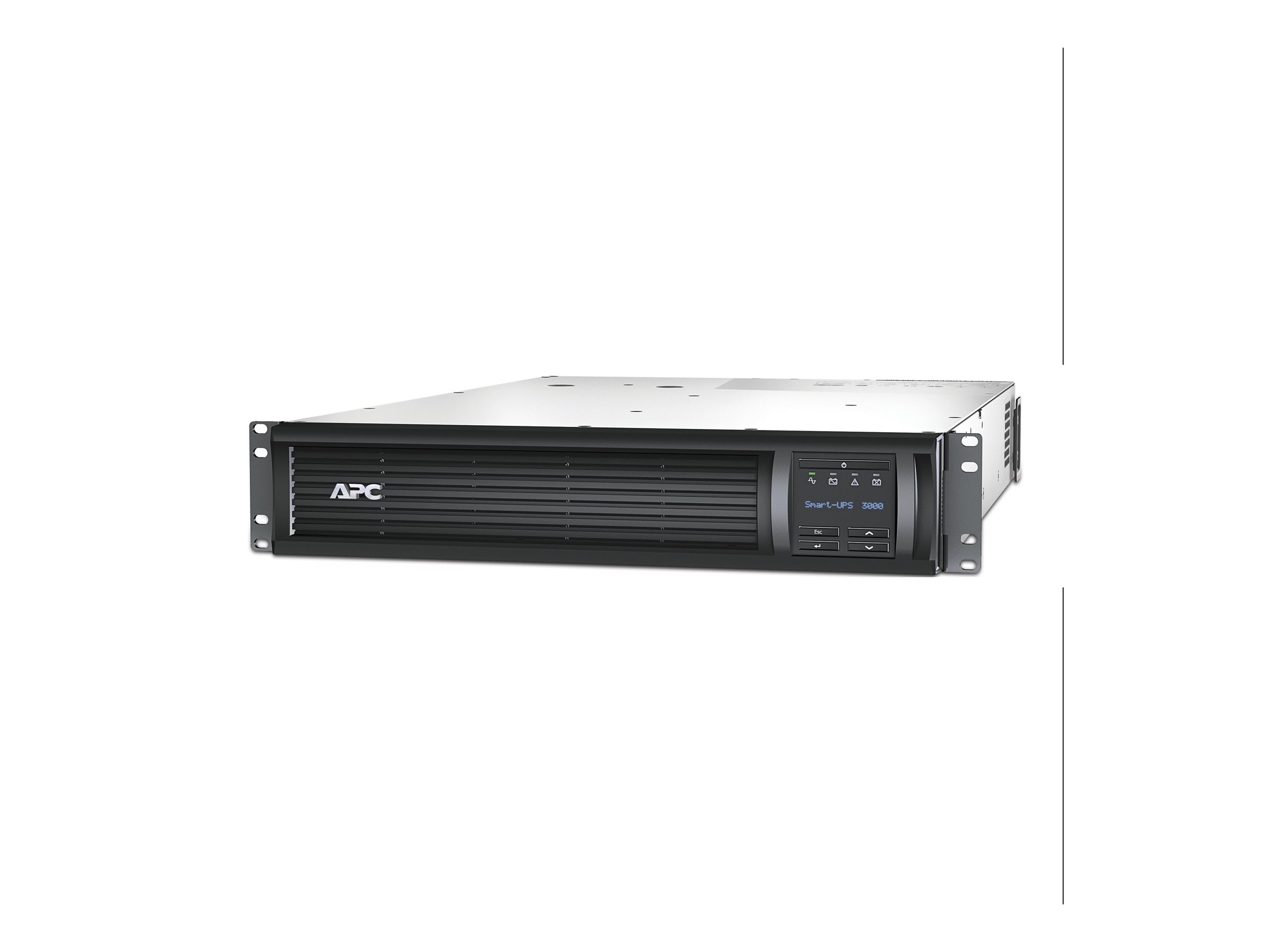 APC Smart-UPS 3000VA LCD RM 2U USV 2700 W Schwarz