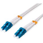 Secomp 21.15.8631 Glasfaserkabel 2 m 2x LC LC/APC OS2 Weiß (21.15.8631)