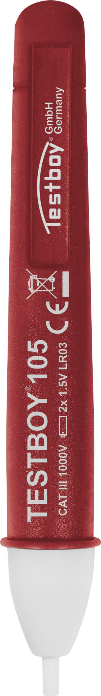 Testboy 105 Berührungsloser Spannungsprüfer CAT IV 1000 V AC LED Akustik Vibration