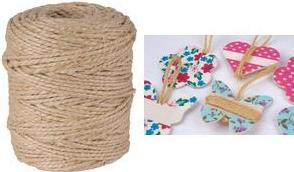 agipa Sisal-Kordel, aus Naturfaser, Länge: 150 m besteht aus 100 % Sisal, Gewicht der Rolle: 400 g, Farbe: - 1 Stück (13127)