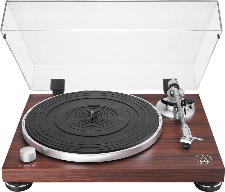 Audio-Technica AT-LPW50BTRW Plattenspieler Braun, Rosewood