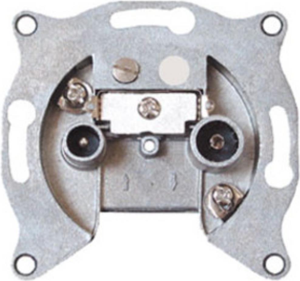 S/CONN maximum connectivity Antennensteckdose, BK, Durchgang, digi., Sonder., Rück, 11 dB, 75 Ohm Widerstand (83902-11L)