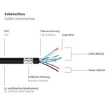 Alcasa UK30P-AB-010S USB Kabel 1 m USB 3.2 Gen 1 (3.1 Gen 1) USB A USB B Schwarz (UK30P-AB-010S)