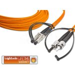 Lightwin High Quality Duplex LWL Patchkabel, MM OM2, LC - ST LWL Patchkabel (LDP-50 LC-ST 15.0 OM2)