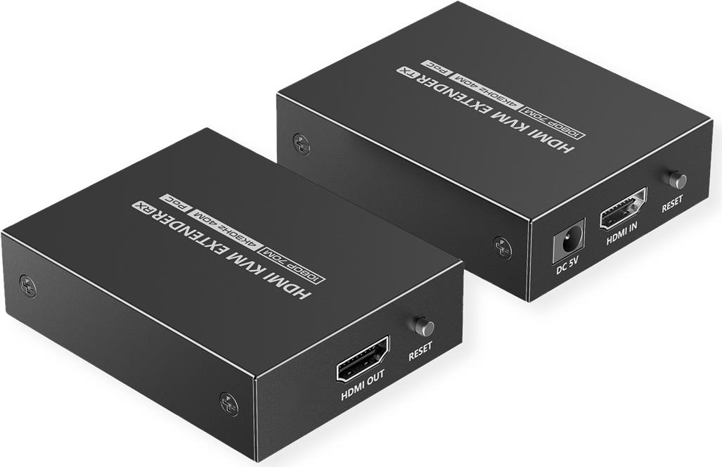 VALUE KVM Verlängerung über Kat.6/6A, HDMI 4K30, max. 40m (14.99.3043)