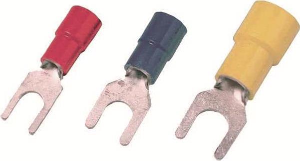 100 Stück - Intercable Quetschkabelschuh 4-6qmm M4 gelb ICIQ64G / 561635 (180926)