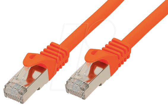 shiverpeaks BASIC-S Netzwerkkabel Orange 0,25 mCat.7 Rohkabel S/FTP (S-STP) (BS75511-0.25O)