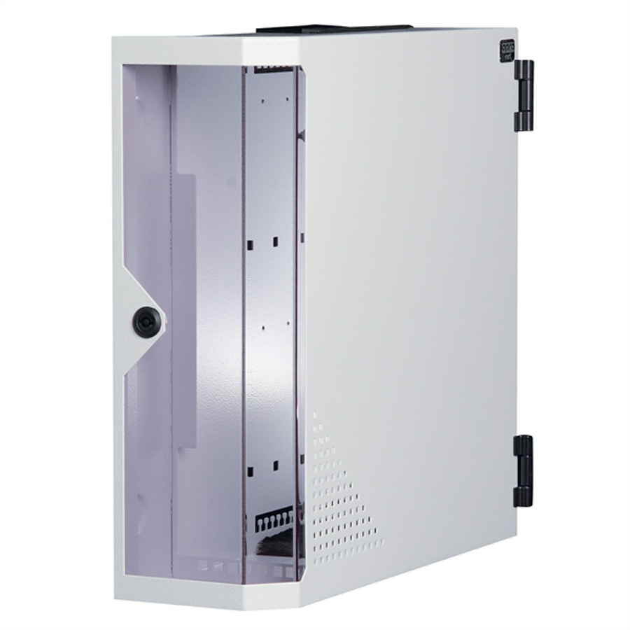 apraNET VARI 2000 Wandschrank 6 HE 19" Hellgrau, RAL 7035