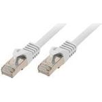 shiverpeaks®-BASIC-S--RJ45 Patchkabel S/FTP,PIMF,RohkabelCat.7 Rohkabel Halogenfrei, weiß, 3,0m (BS75513-W)