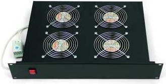 Triton Pardubice Triton Lüftereinschub 4Lüfter 2HE schwarz (RAB-CH-X02-A1)