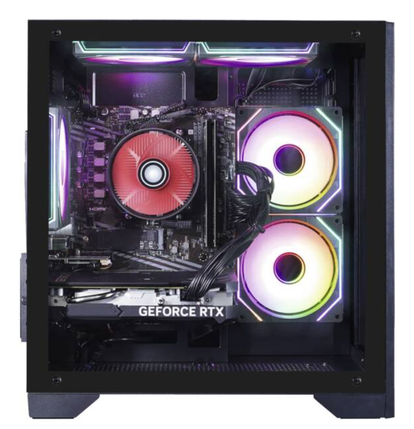 Hyrican GAMEMAX Infinity Mini BK 7796 Gaming PC AMD Ryzen 7 5700X 16 GB RAM 1 TB SSD NVIDIA GeForce RTX 5060 Ti Schwarz