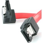 StarTech.com 18in Latching SATA to Right Angle SATA Serial ATA Cable (LSATA18RA1)