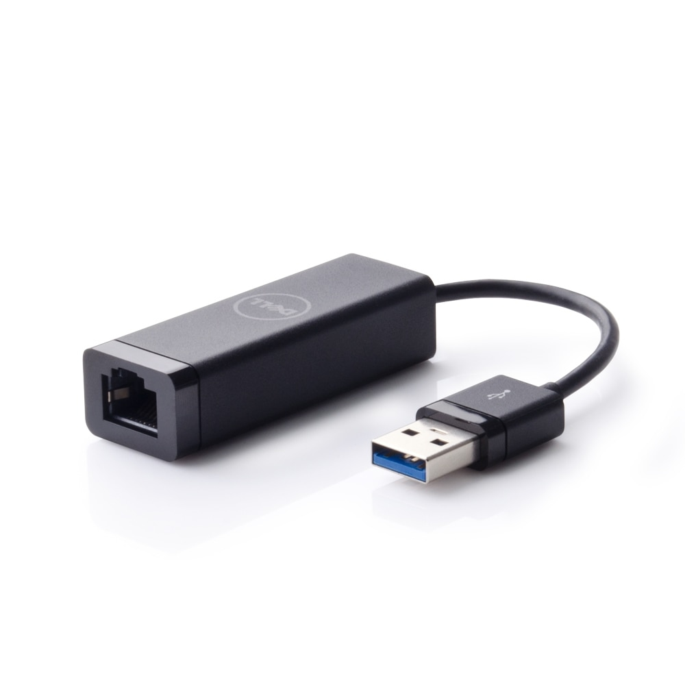 Dell Netzwerkadapter USB 3.0 zu Gigabit Ethernet 470-ABBT Schwarz