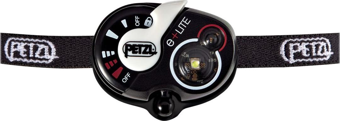 Petzl e+LITE Stirnlampe 30 Lumen LED Schwarz, Weiß
